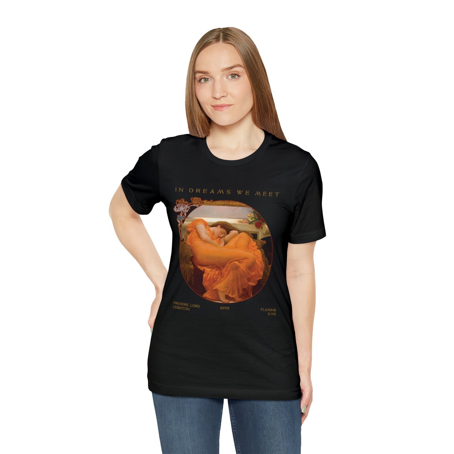 Exclusive Design 'Flaming June' by Fredric Leighton - Unisex Jersey Short Sleeve Tee