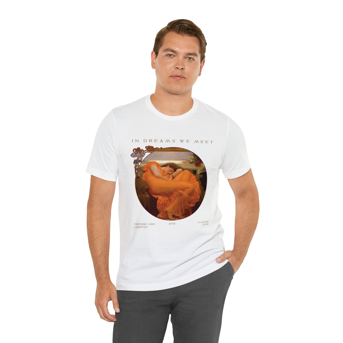 Exclusive Design 'Flaming June' by Fredric Leighton - Unisex Jersey Short Sleeve Tee