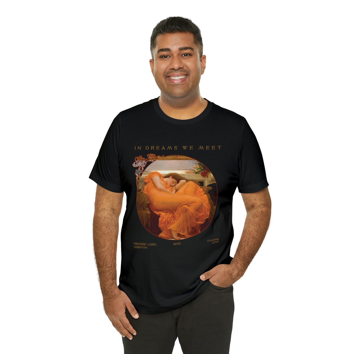 Exclusive Design 'Flaming June' by Fredric Leighton - Unisex Jersey Short Sleeve Tee