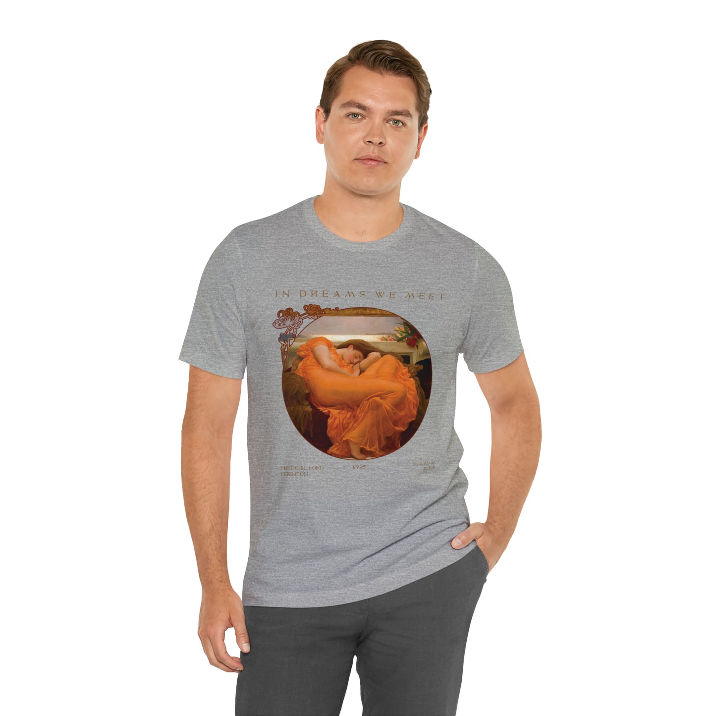 Exclusive Design 'Flaming June' by Fredric Leighton - Unisex Jersey Short Sleeve Tee