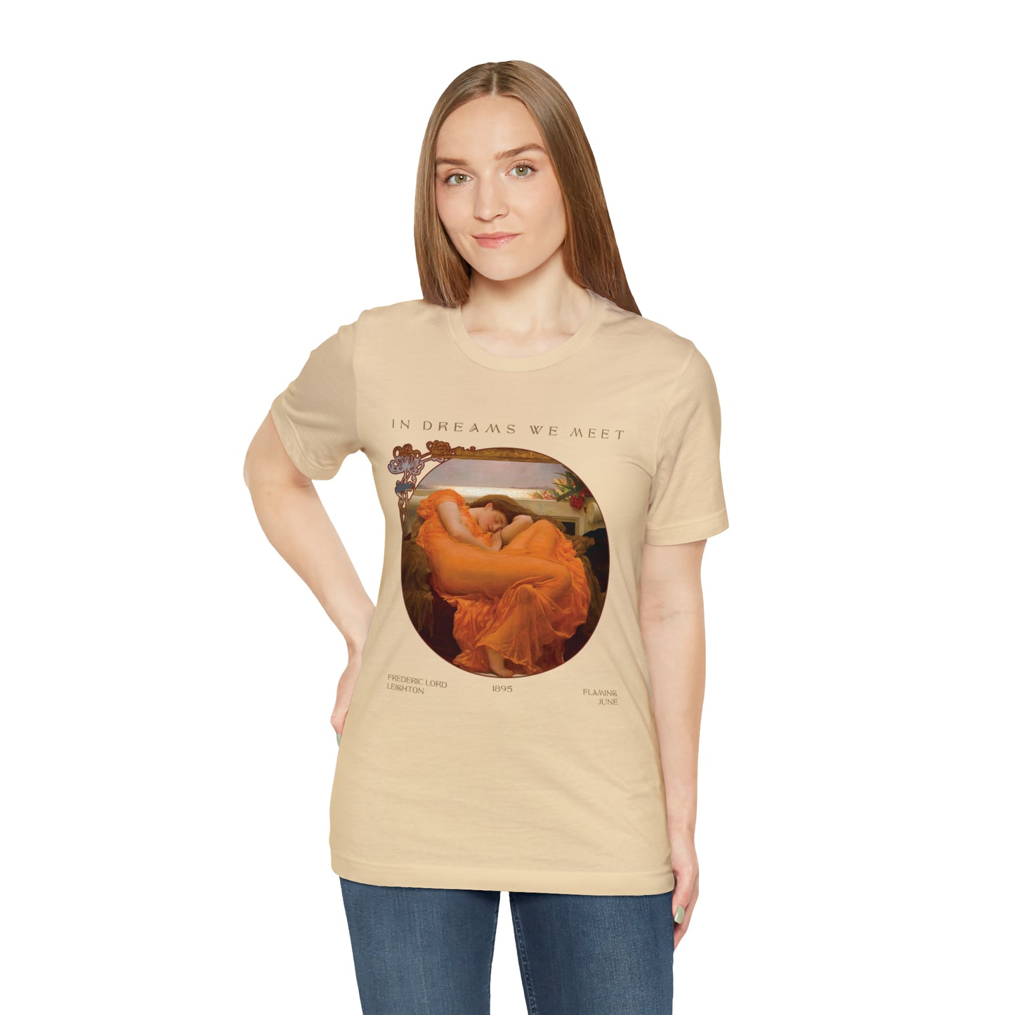 Exclusive Design 'Flaming June' by Fredric Leighton - Unisex Jersey Short Sleeve Tee