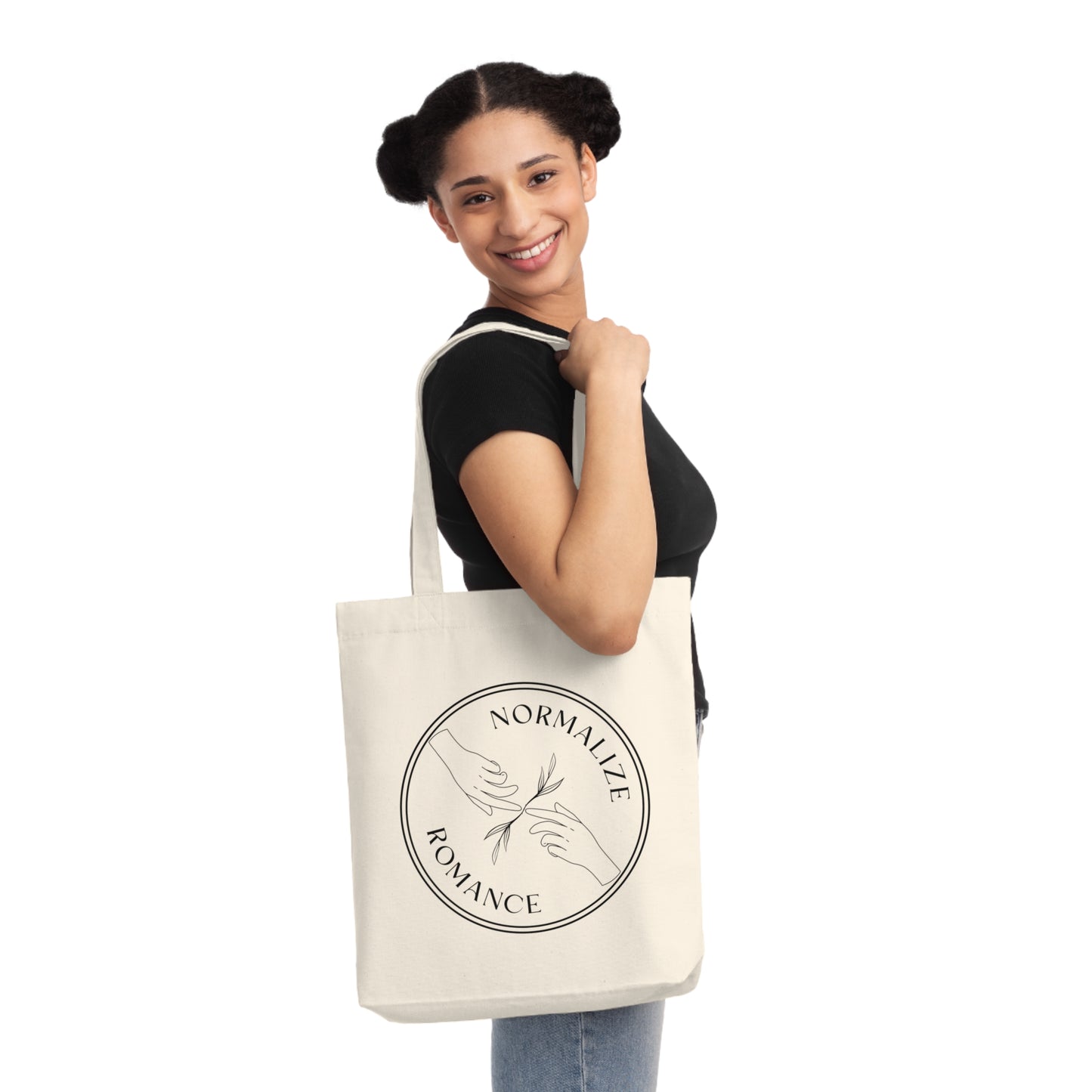 Normalize Romance - Woven Tote Bag