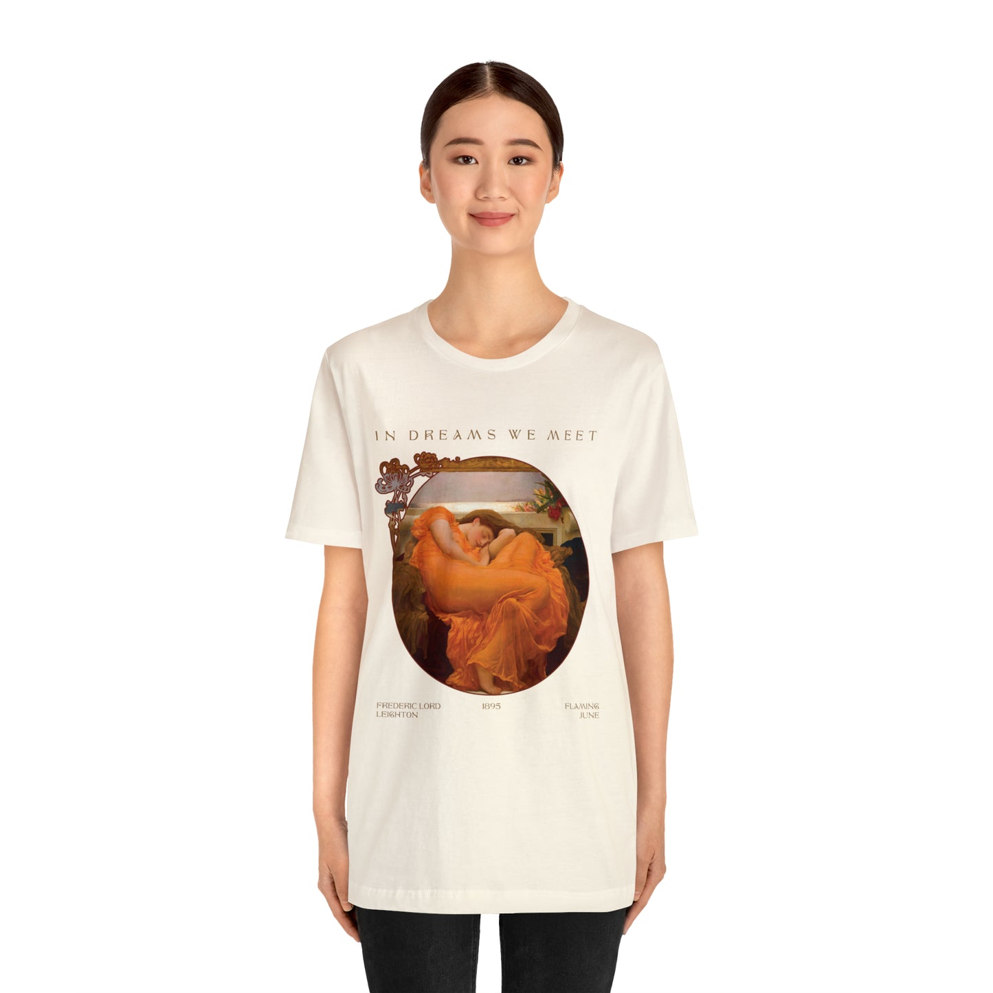 Exclusive Design 'Flaming June' by Fredric Leighton - Unisex Jersey Short Sleeve Tee