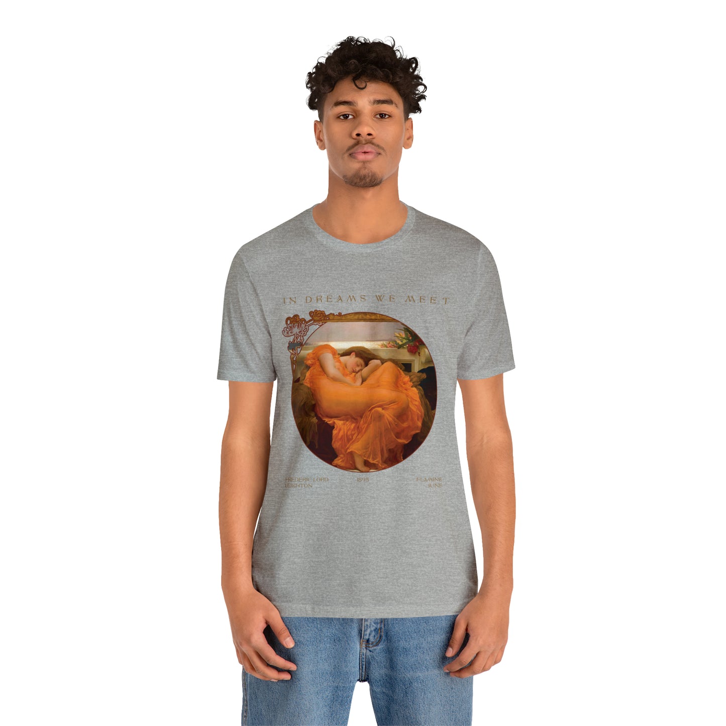 Exclusive Design 'Flaming June' by Fredric Leighton - Unisex Jersey Short Sleeve Tee
