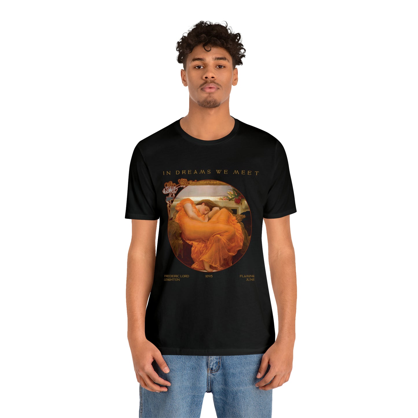 Exclusive Design 'Flaming June' by Fredric Leighton - Unisex Jersey Short Sleeve Tee