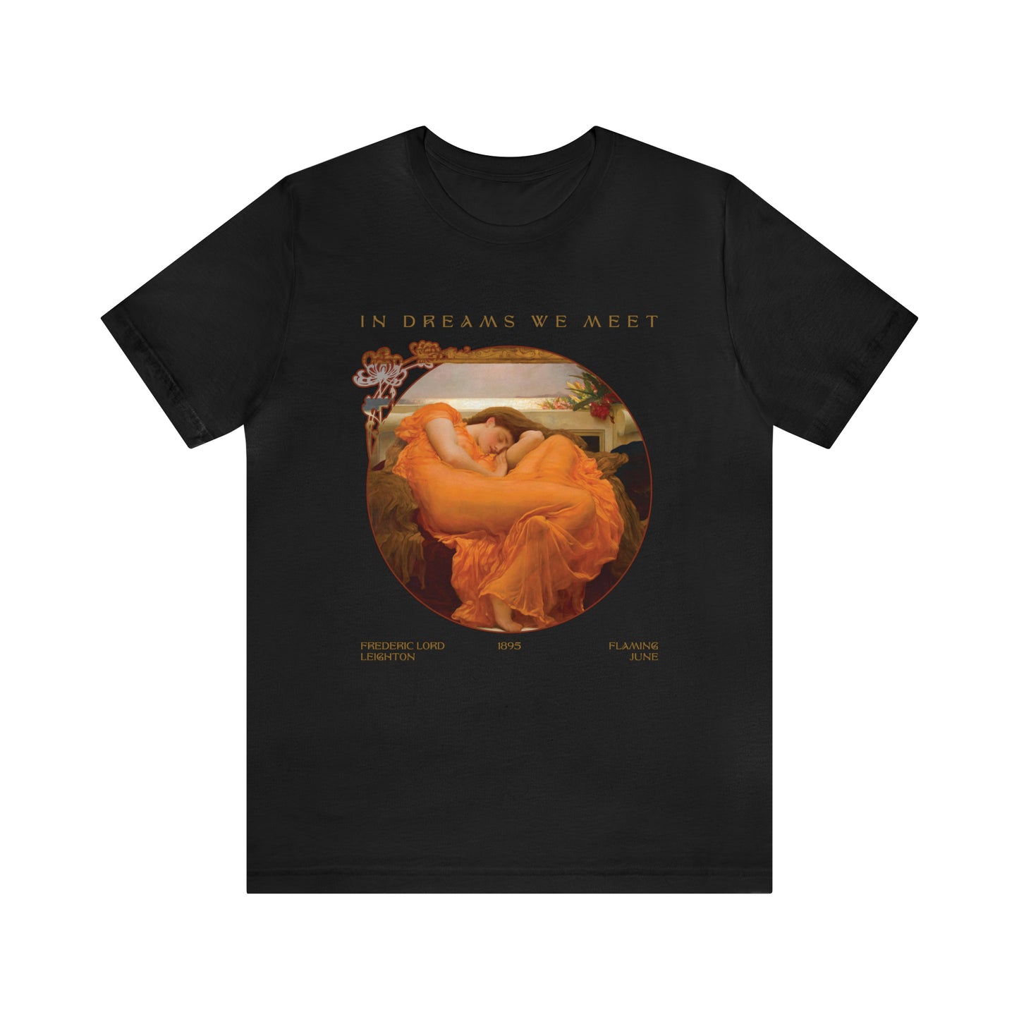 Exclusive Design 'Flaming June' by Fredric Leighton - Unisex Jersey Short Sleeve Tee