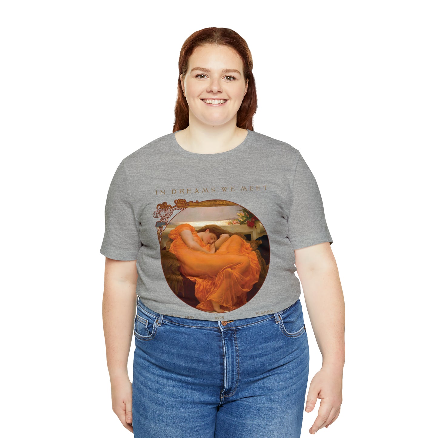 Exclusive Design 'Flaming June' by Fredric Leighton - Unisex Jersey Short Sleeve Tee