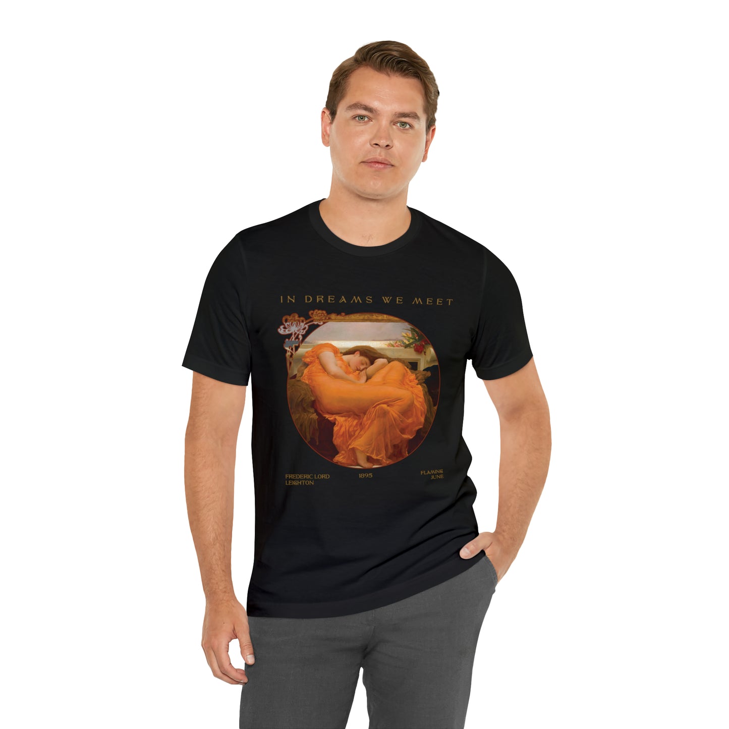 Exclusive Design 'Flaming June' by Fredric Leighton - Unisex Jersey Short Sleeve Tee