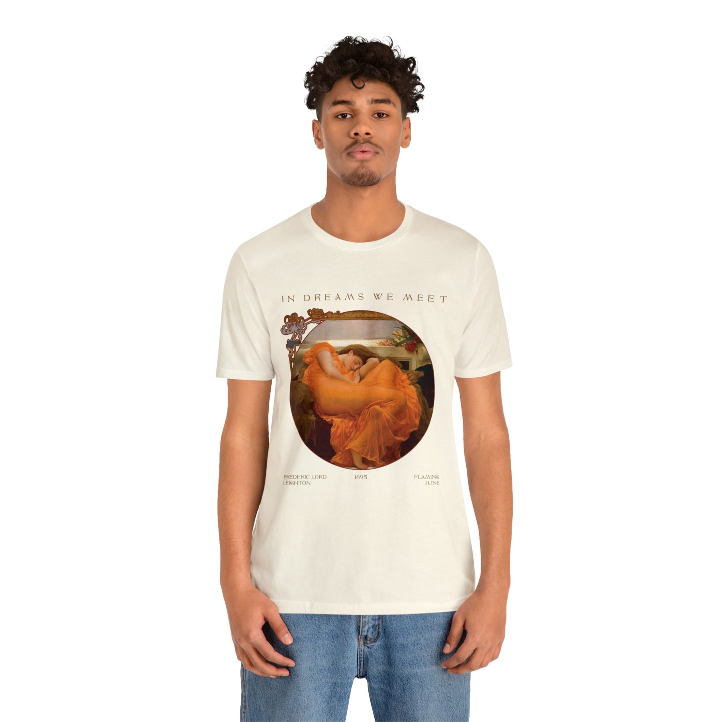 Exclusive Design 'Flaming June' by Fredric Leighton - Unisex Jersey Short Sleeve Tee
