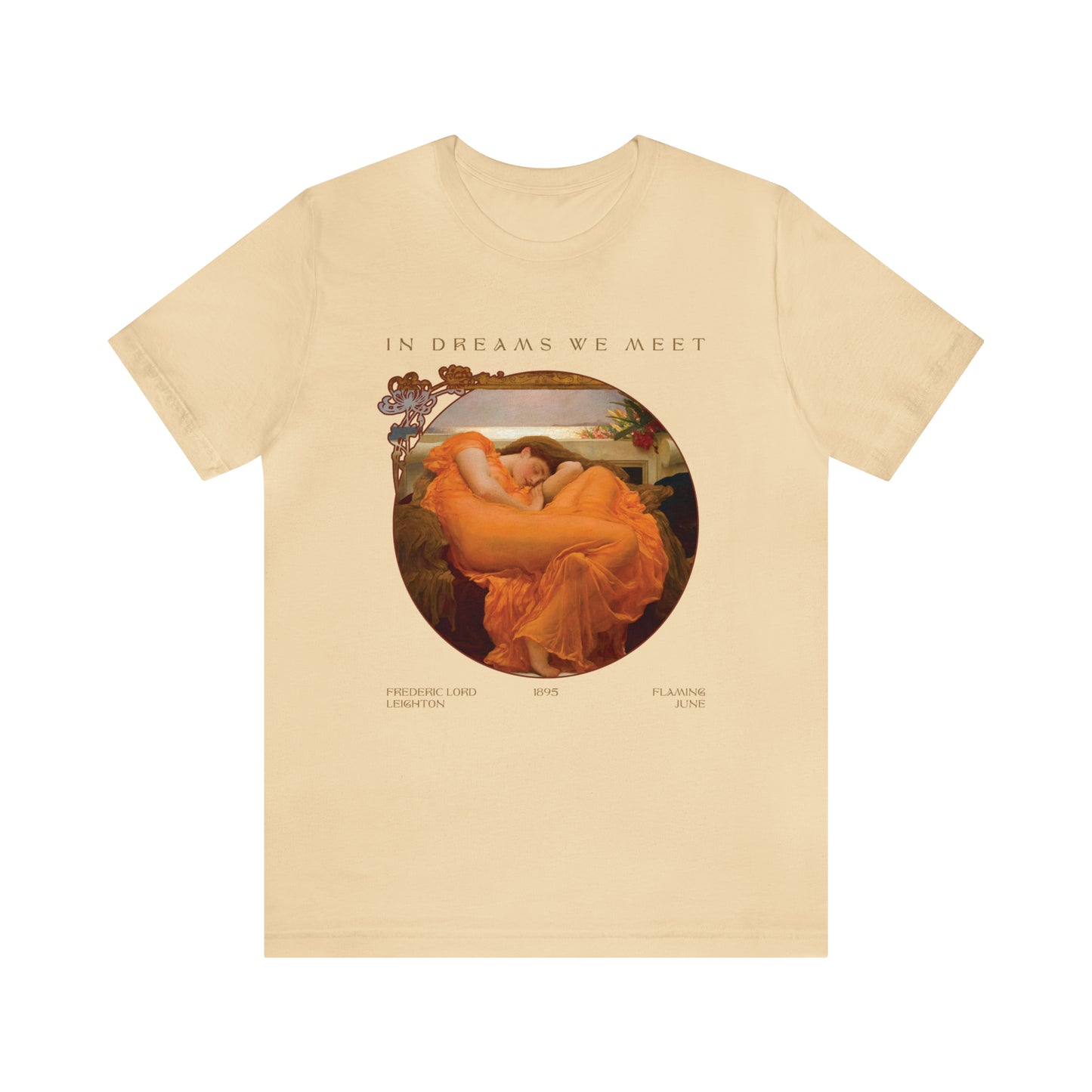 Exclusive Design 'Flaming June' by Fredric Leighton - Unisex Jersey Short Sleeve Tee