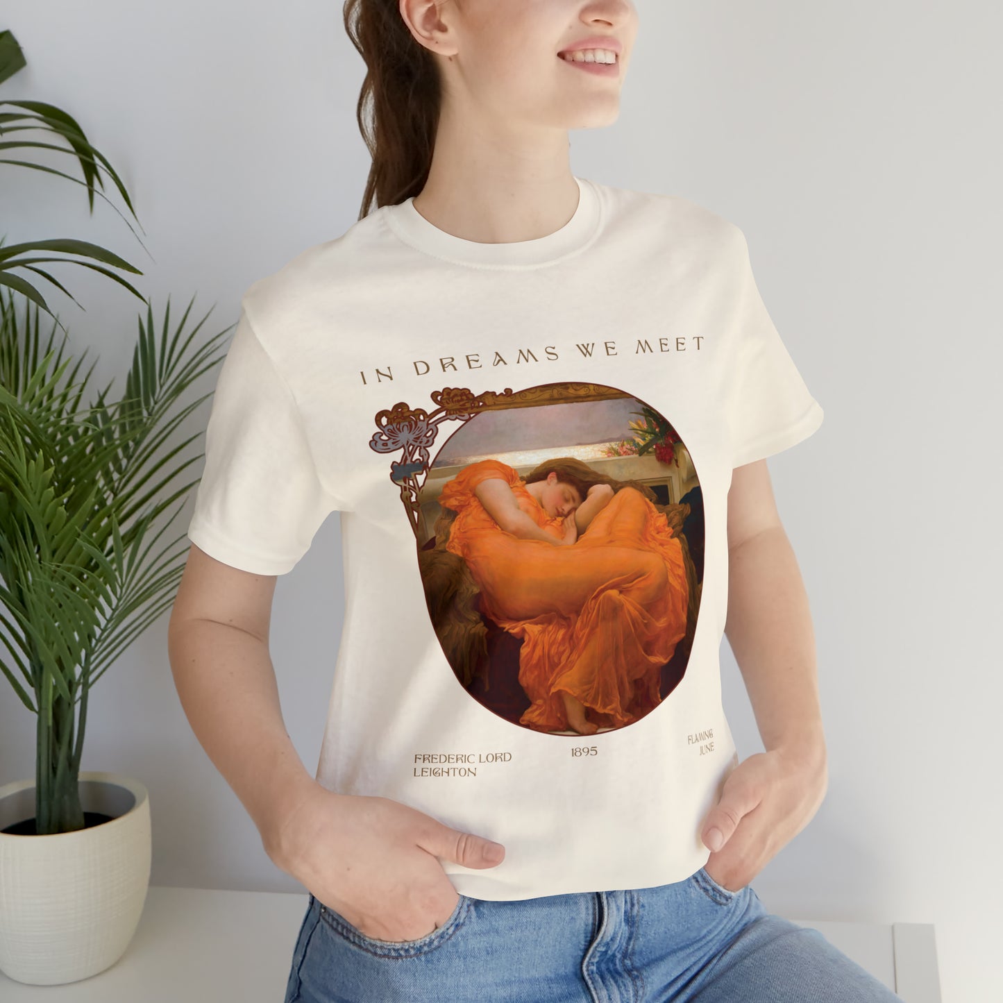 Exclusive Design 'Flaming June' by Fredric Leighton - Unisex Jersey Short Sleeve Tee