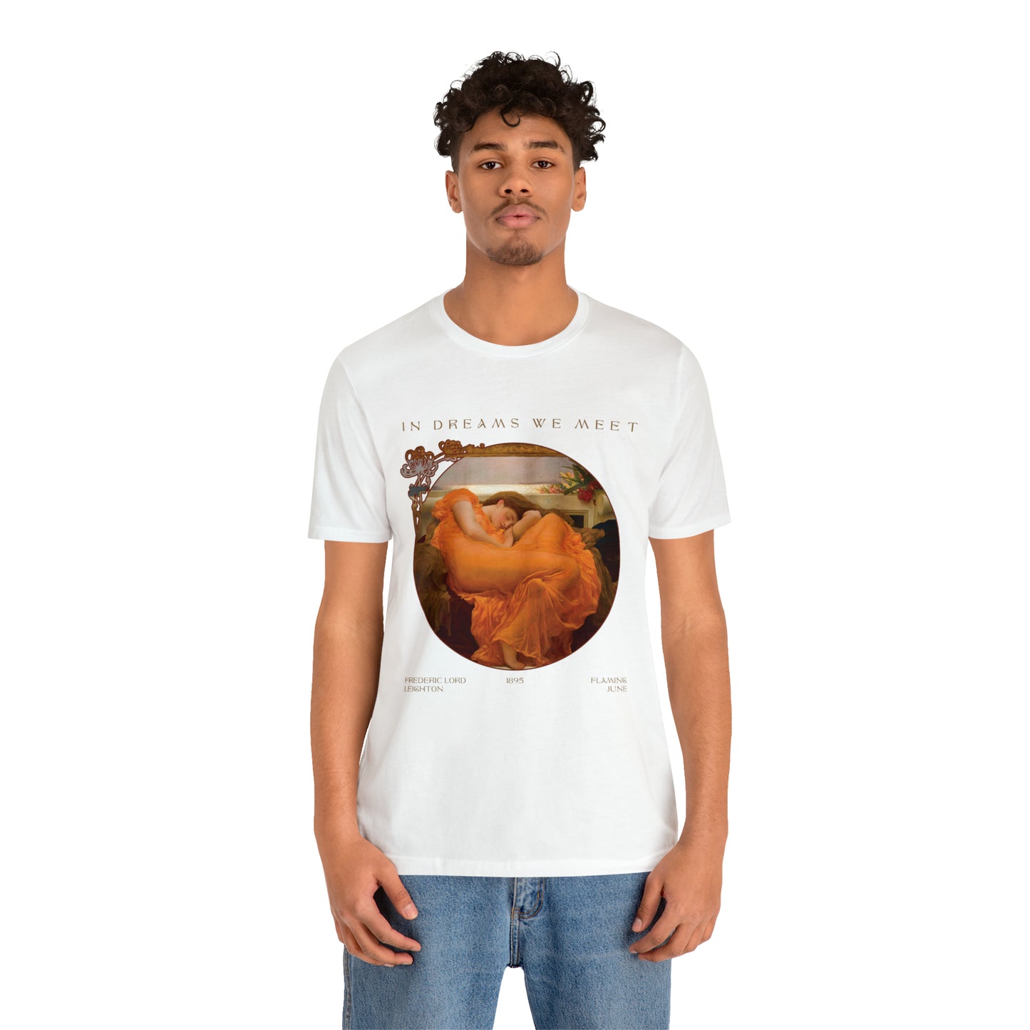 Exclusive Design 'Flaming June' by Fredric Leighton - Unisex Jersey Short Sleeve Tee