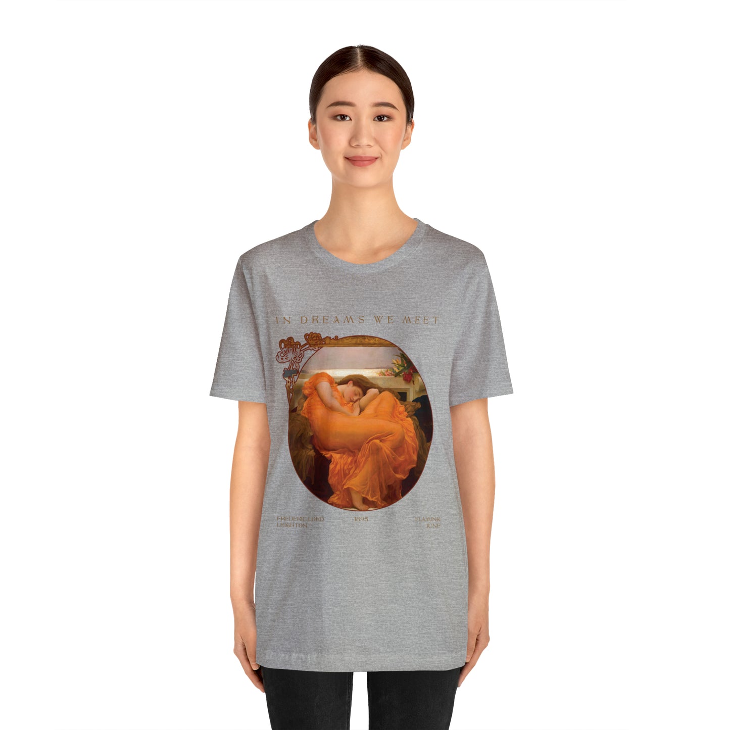 Exclusive Design 'Flaming June' by Fredric Leighton - Unisex Jersey Short Sleeve Tee