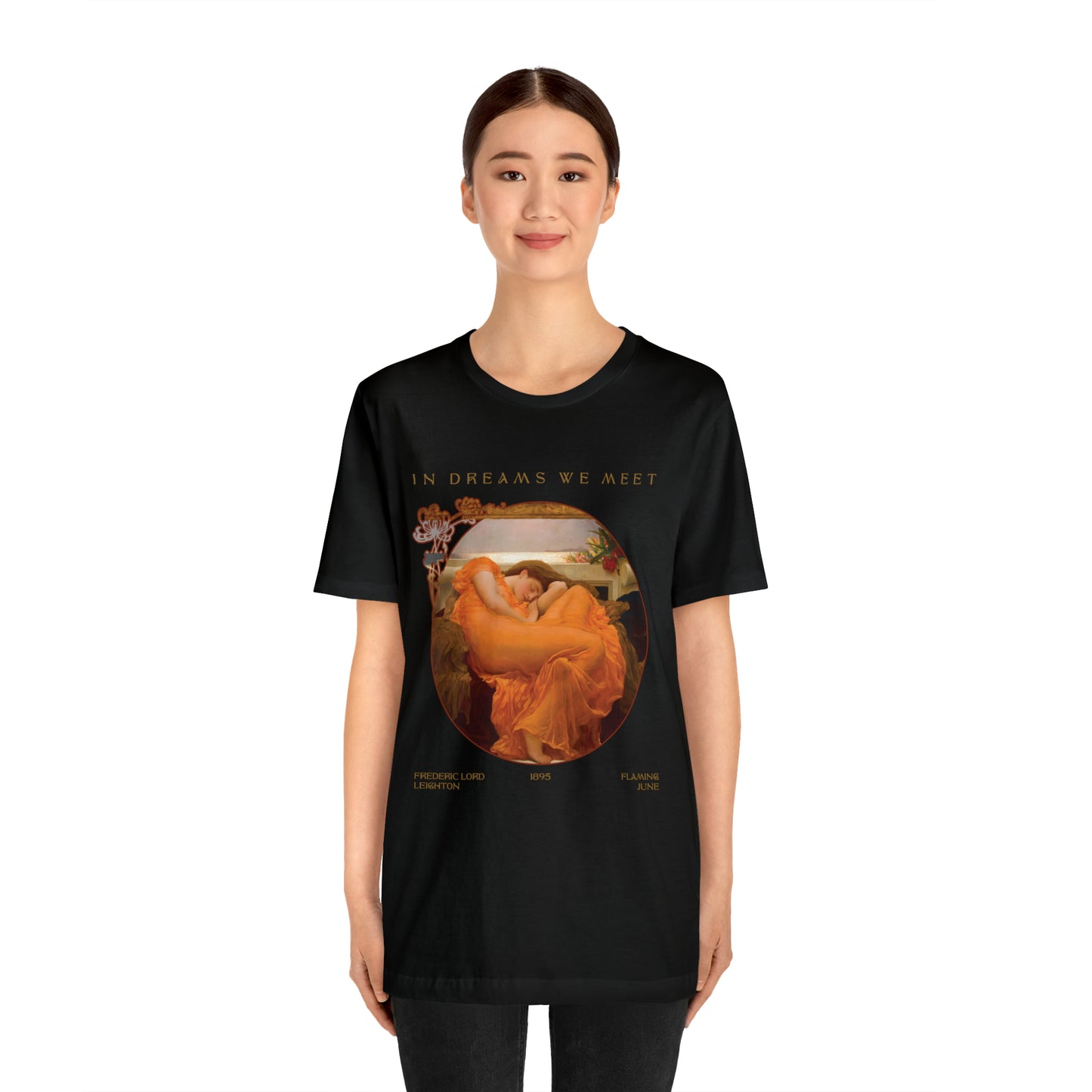 Exclusive Design 'Flaming June' by Fredric Leighton - Unisex Jersey Short Sleeve Tee