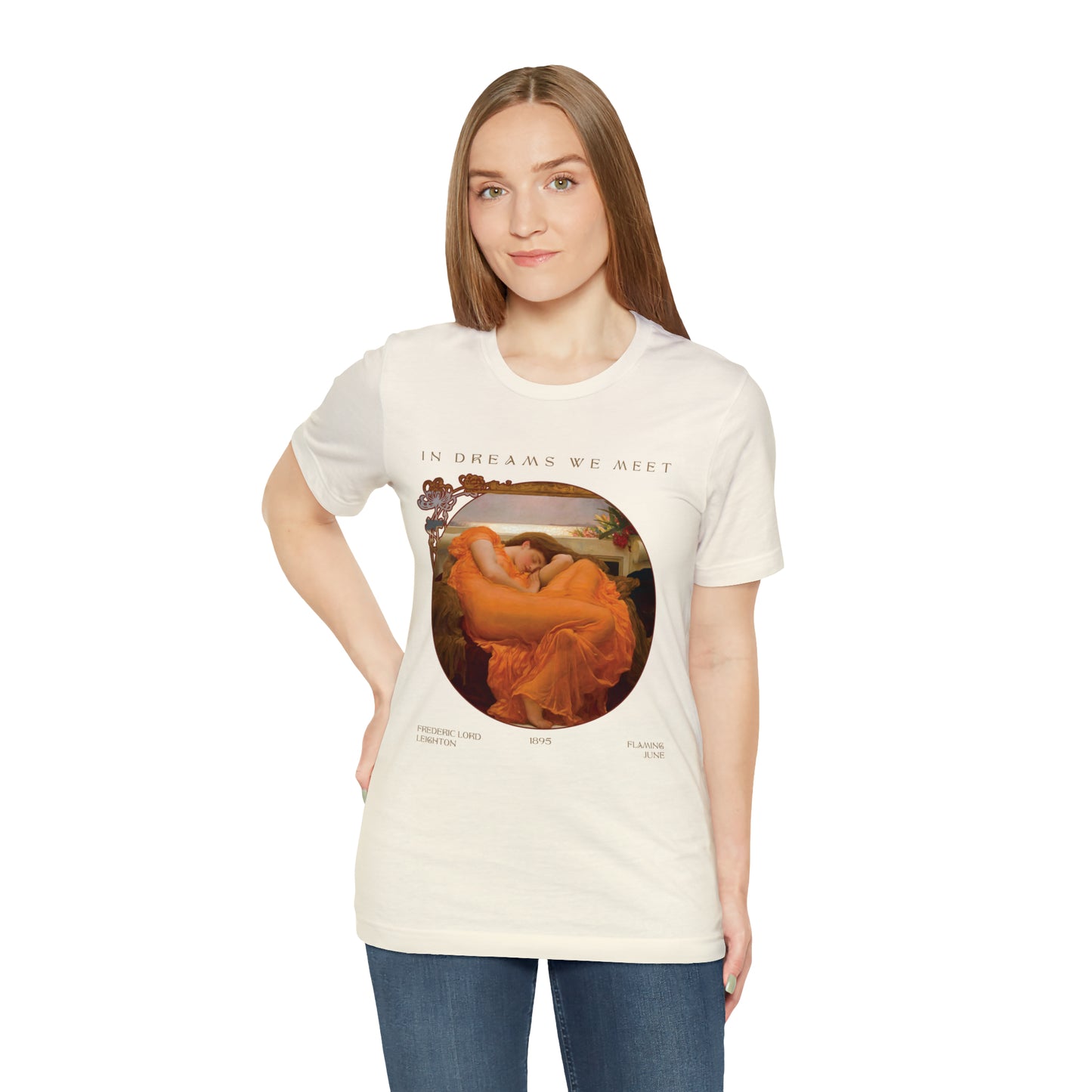 Exclusive Design 'Flaming June' by Fredric Leighton - Unisex Jersey Short Sleeve Tee