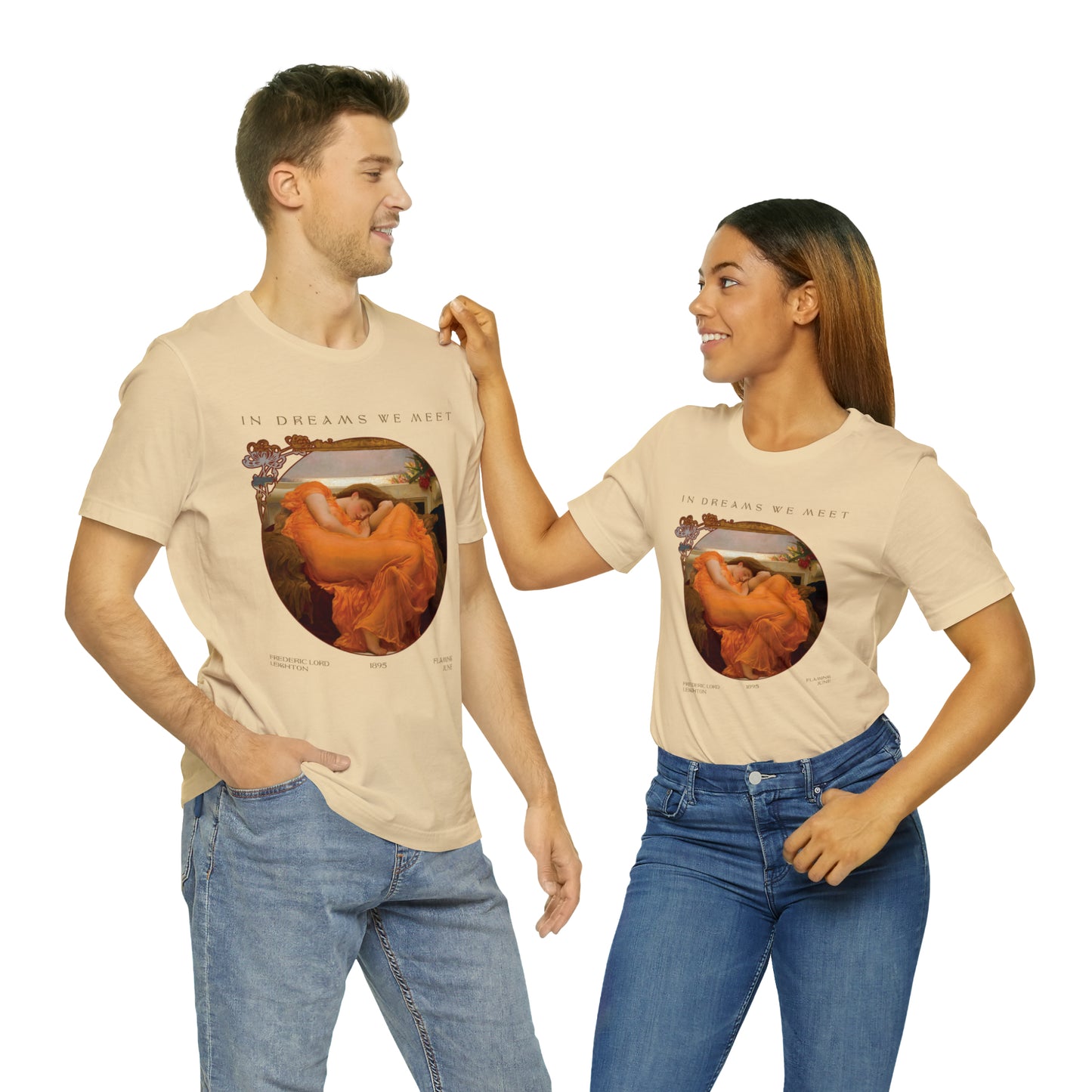 Exclusive Design 'Flaming June' by Fredric Leighton - Unisex Jersey Short Sleeve Tee