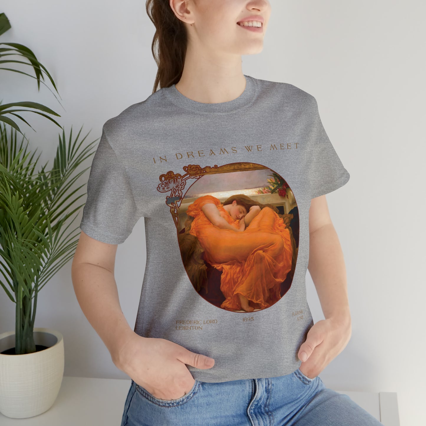 Exclusive Design 'Flaming June' by Fredric Leighton - Unisex Jersey Short Sleeve Tee