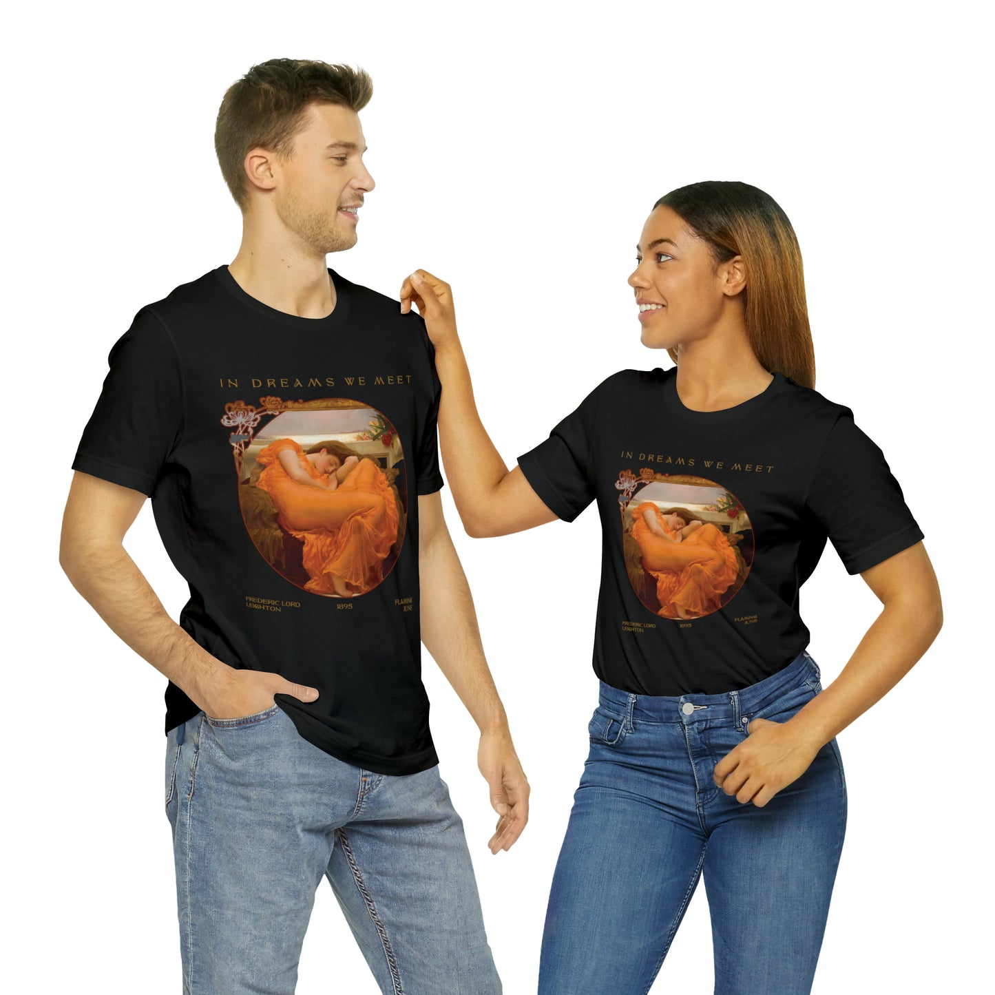 Exclusive Design 'Flaming June' by Fredric Leighton - Unisex Jersey Short Sleeve Tee