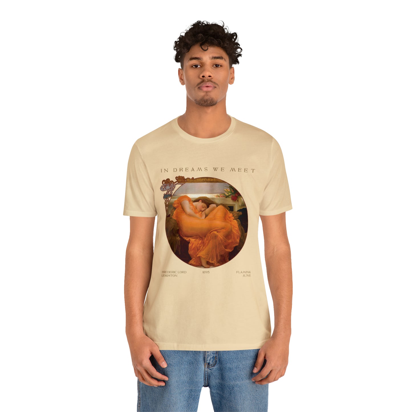 Exclusive Design 'Flaming June' by Fredric Leighton - Unisex Jersey Short Sleeve Tee