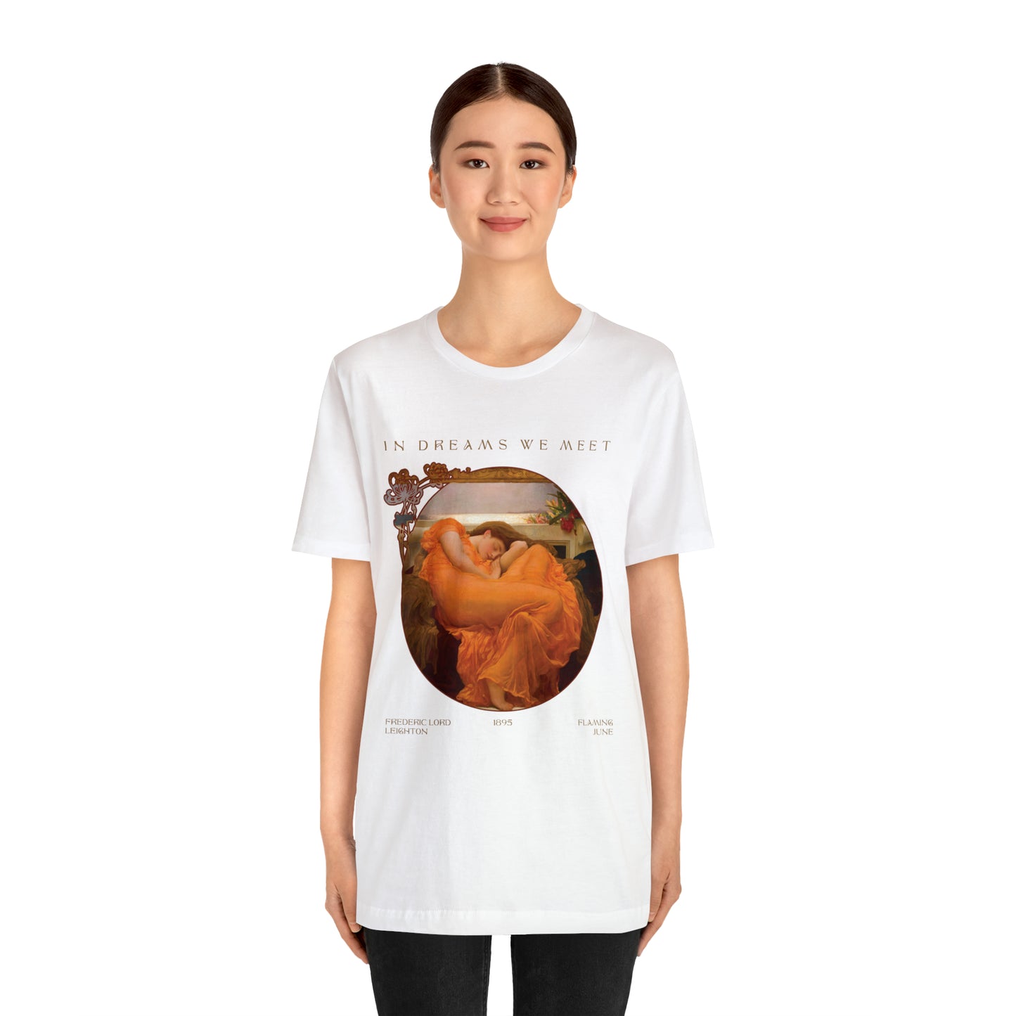 Exclusive Design 'Flaming June' by Fredric Leighton - Unisex Jersey Short Sleeve Tee