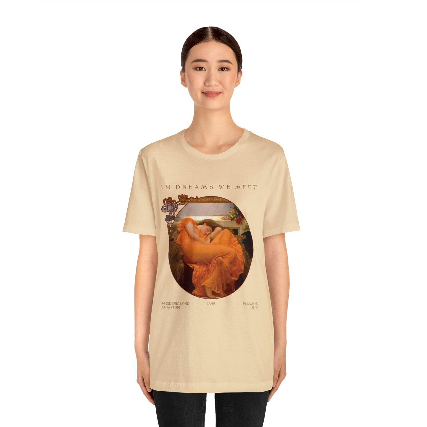 Exclusive Design 'Flaming June' by Fredric Leighton - Unisex Jersey Short Sleeve Tee
