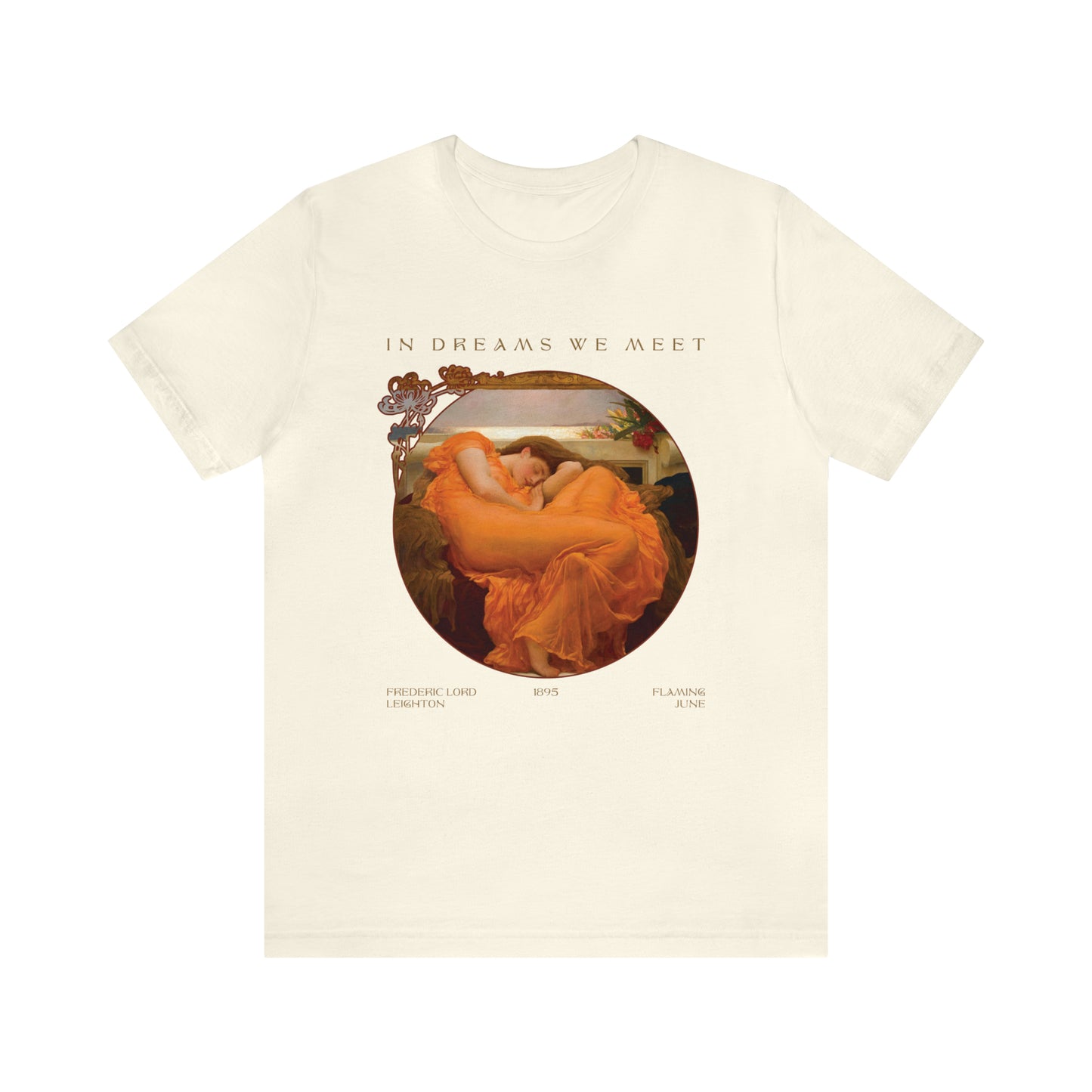 Exclusive Design 'Flaming June' by Fredric Leighton - Unisex Jersey Short Sleeve Tee